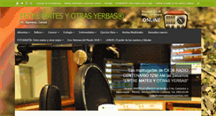 Desktop Screenshot of entrematesyotrasyerbas.com